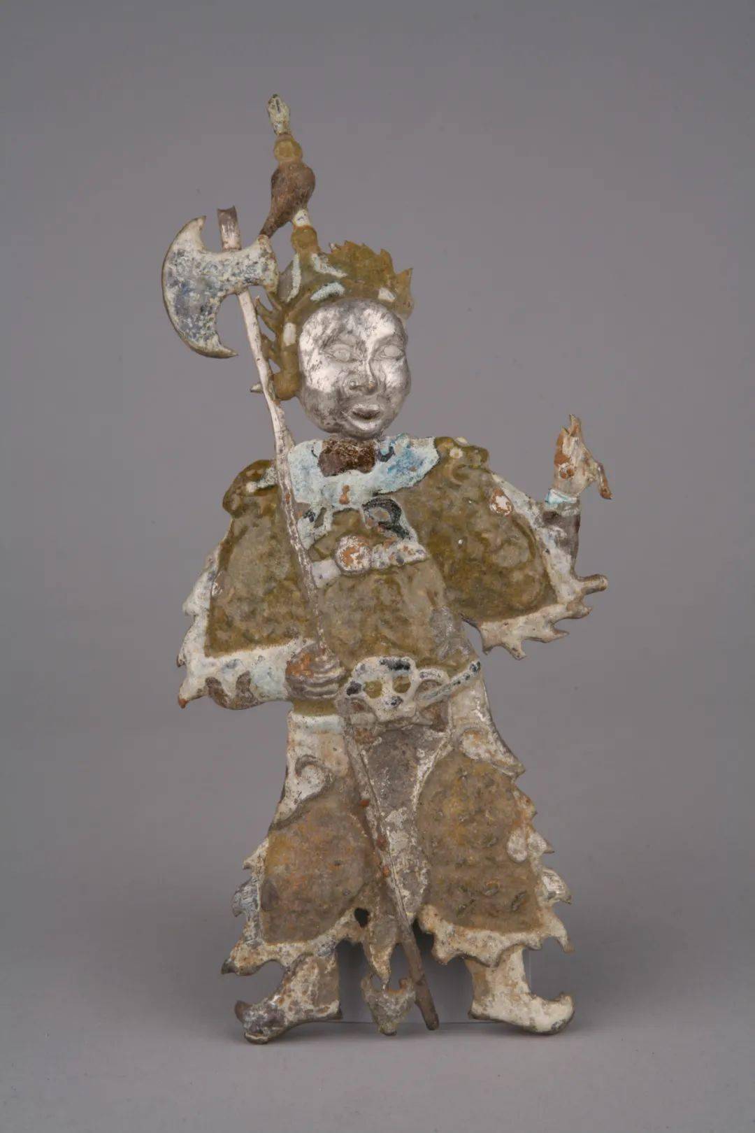 看古今国家三级文物清银胎珐琅人物造像