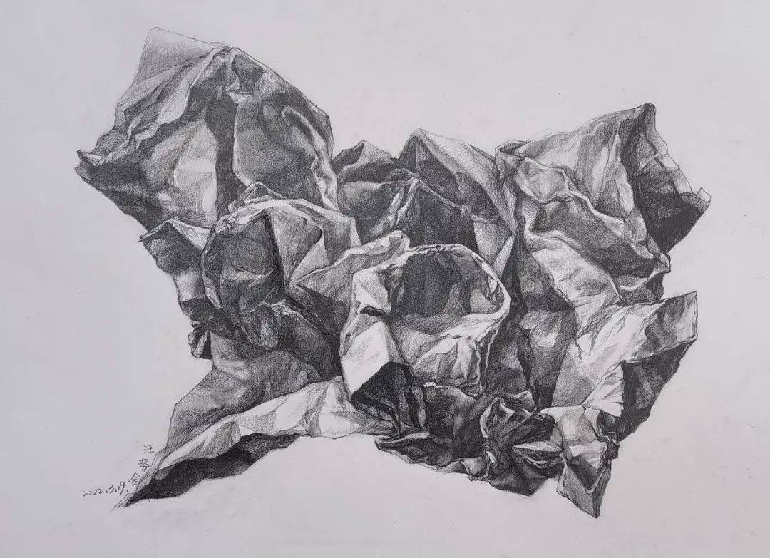 尽精微致成长二高一14班精微素描习作展