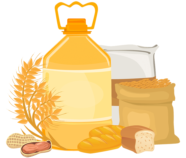 米面粮油一般都是自动化生产,本身受到污染的机会极小,只要对购买回家