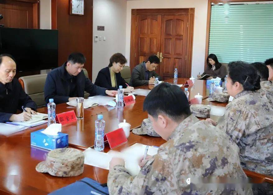 孔钢城带队深入驻区部队开展调研,与61001部队,61932部队,61516部队