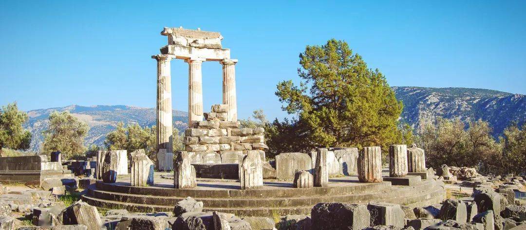 希腊古城遗址图片