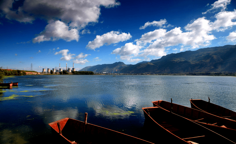 宣威市月牙湖图片