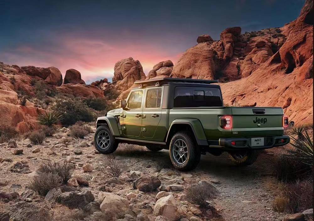 越野皮卡新物种jeep角斗士先行版上市售价5099万