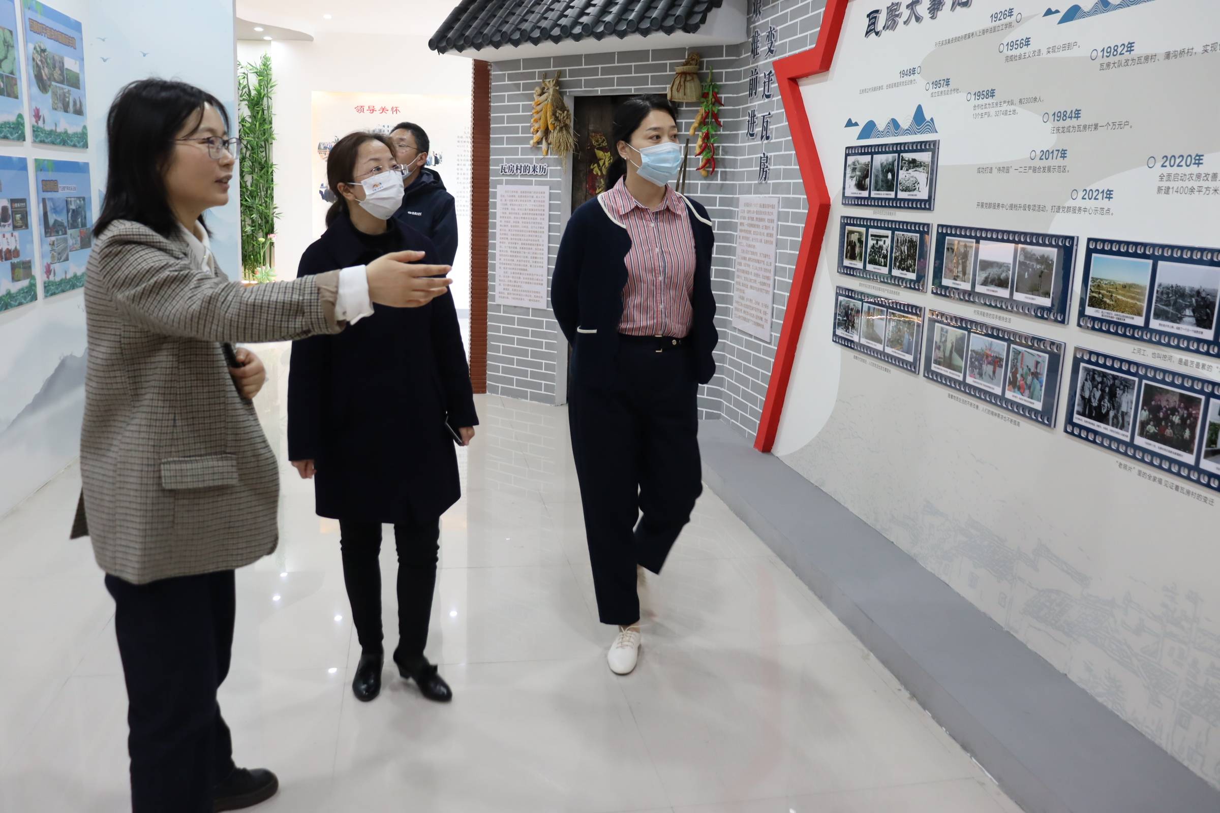 连云港市委宣传部领导视察侍庄街道新时代文明实践所站建设情况