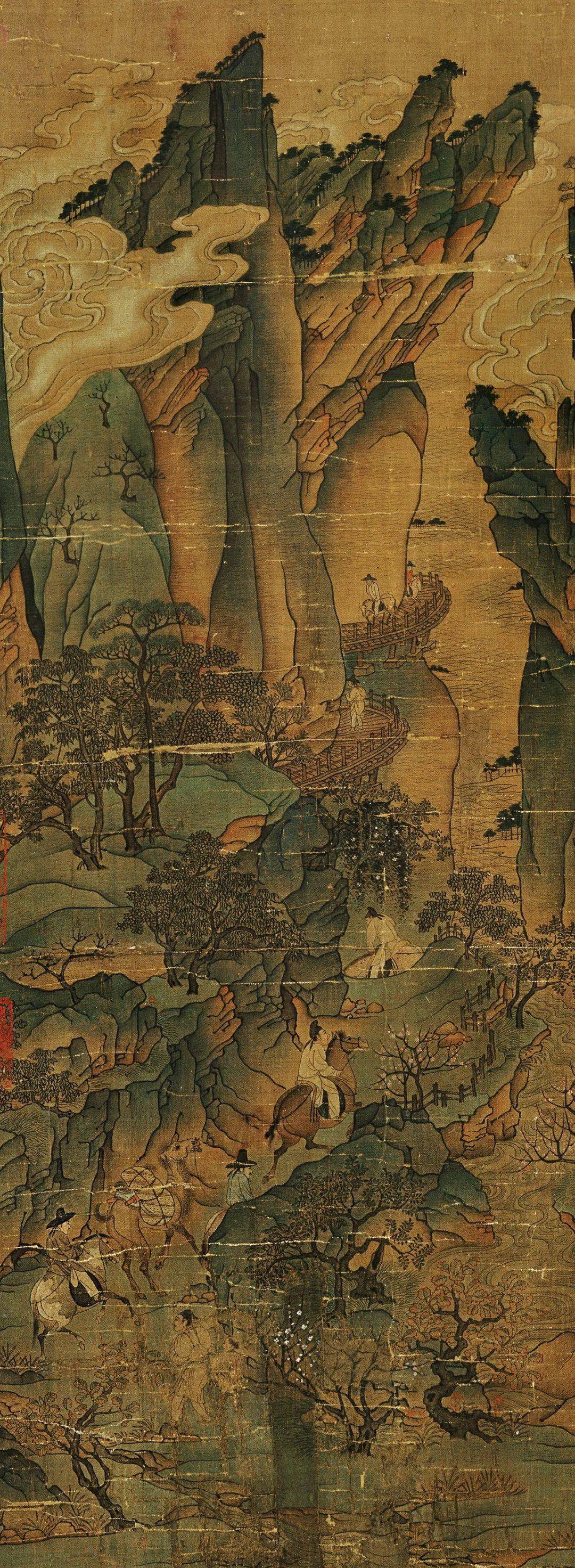 萍图美育展丹青吟咏赏析名画品读唐诗