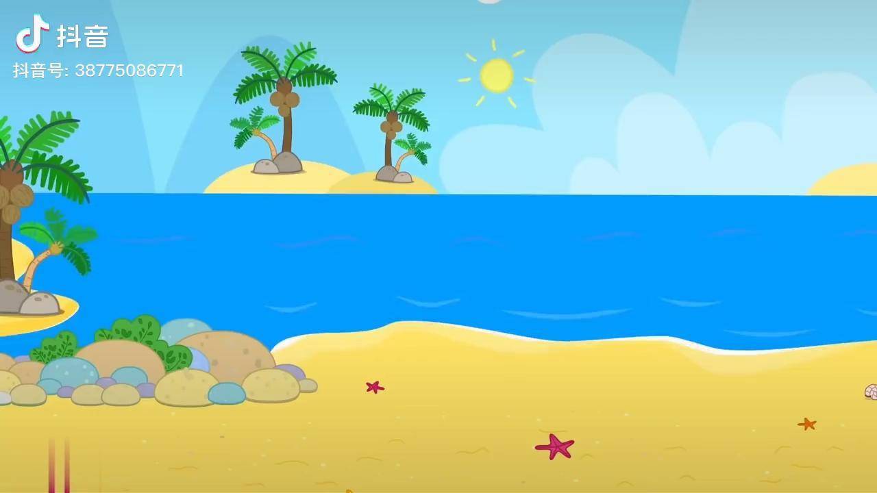 甜动漫露西在沙滩上乱丢垃圾反被垃圾淹没多跟沃夫学习