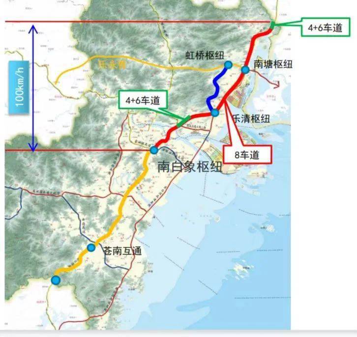 甬台温高速湖雾岭隧道至南白象段将拓宽至八车道拟新建七都服务区