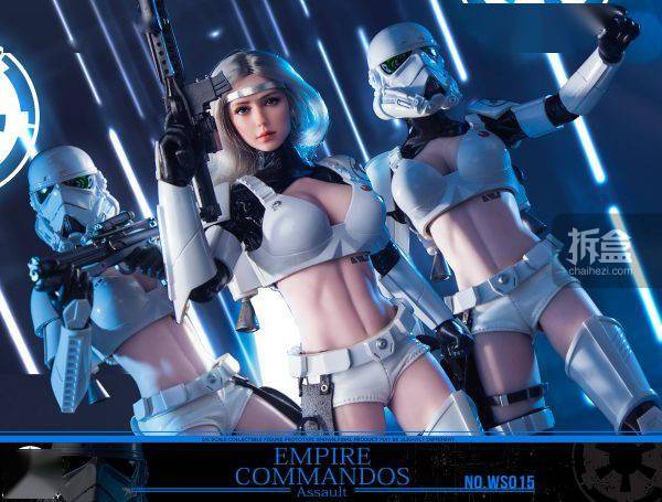 war story toys 女突击兵 白兵 1/6星战同人可动兵
