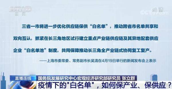 疫情下的“白名单”，如何保产业、保供应？