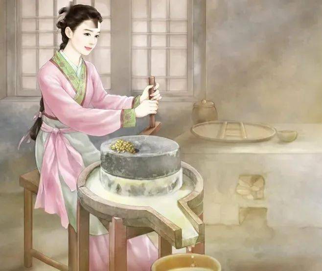 这画中的女子,不但好看,还很能干_佚名_绘画_女子