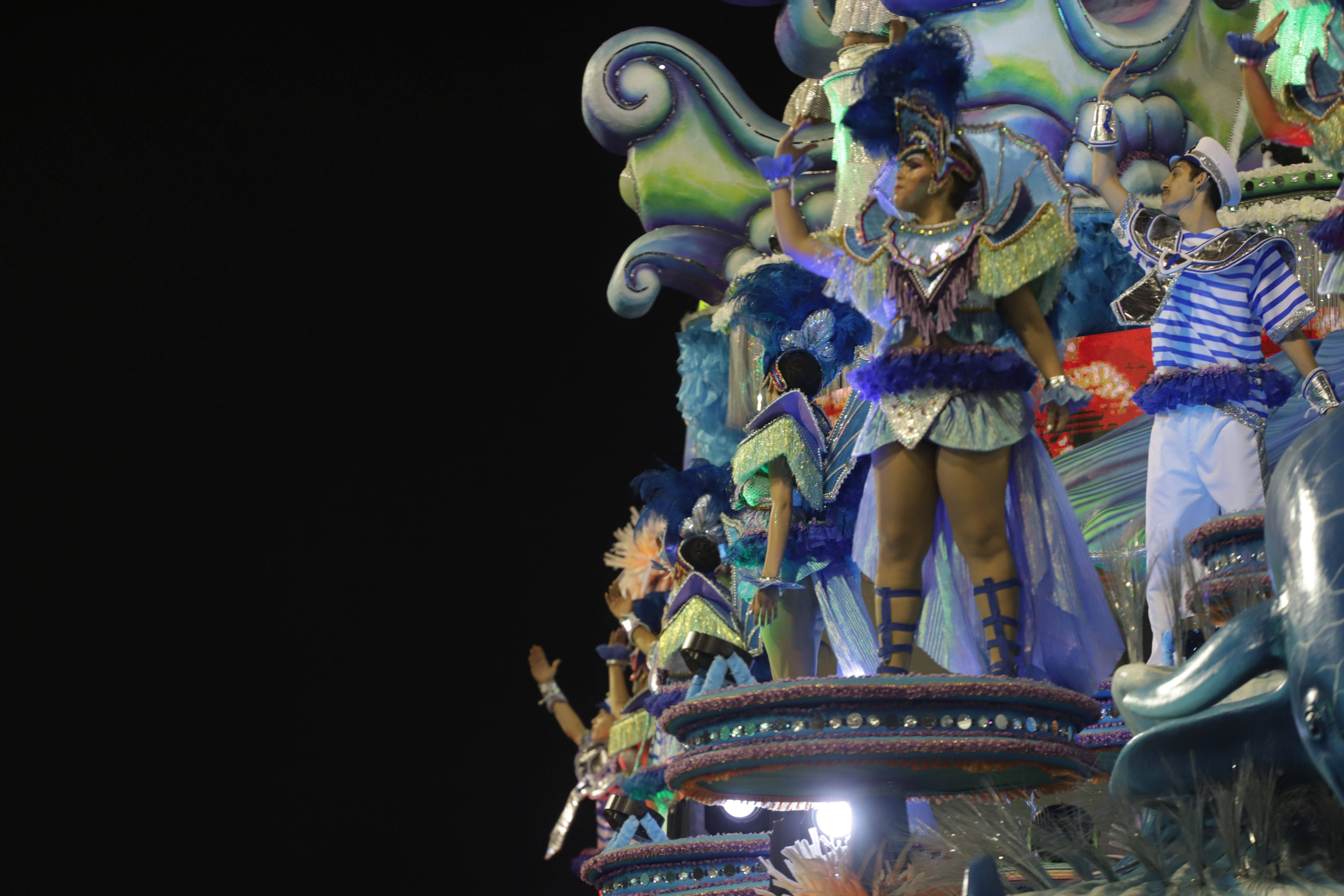巴西圣保罗狂欢节表演时隔两年再登场