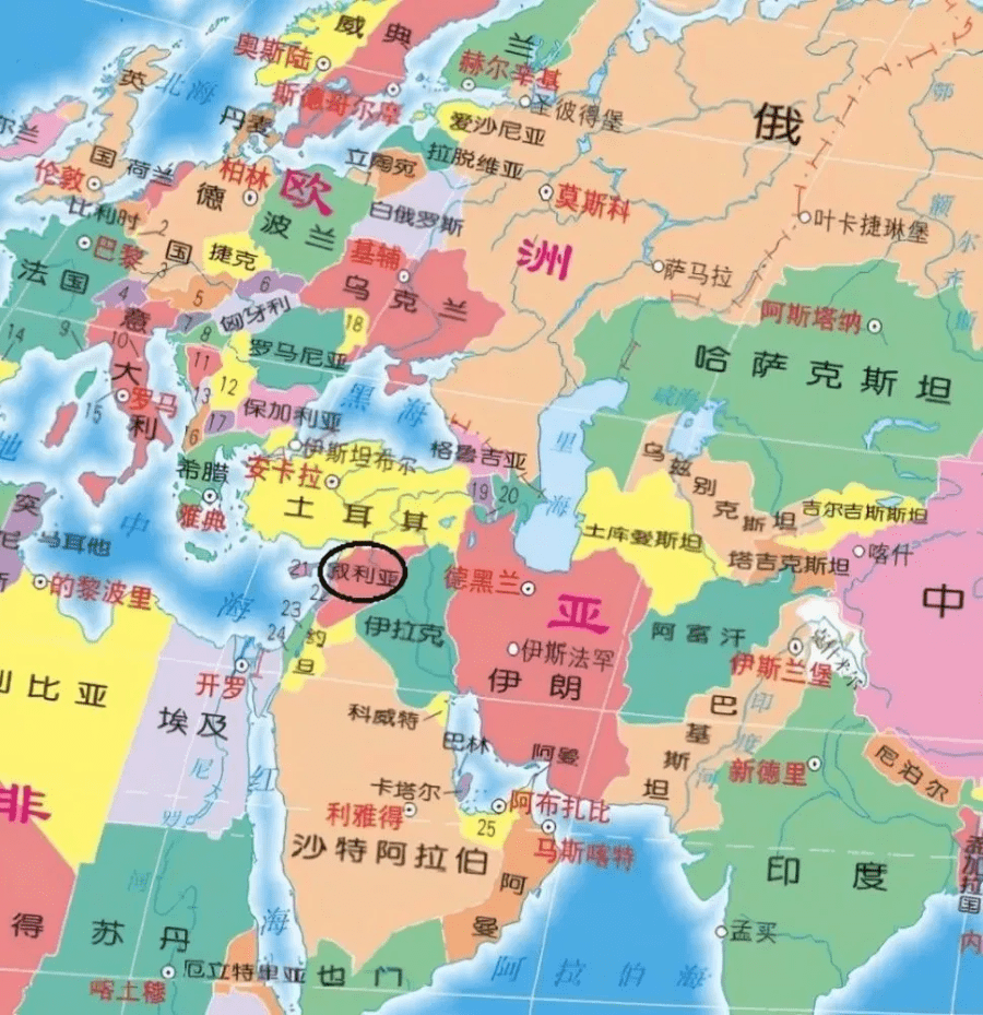 土耳其地理位置图片