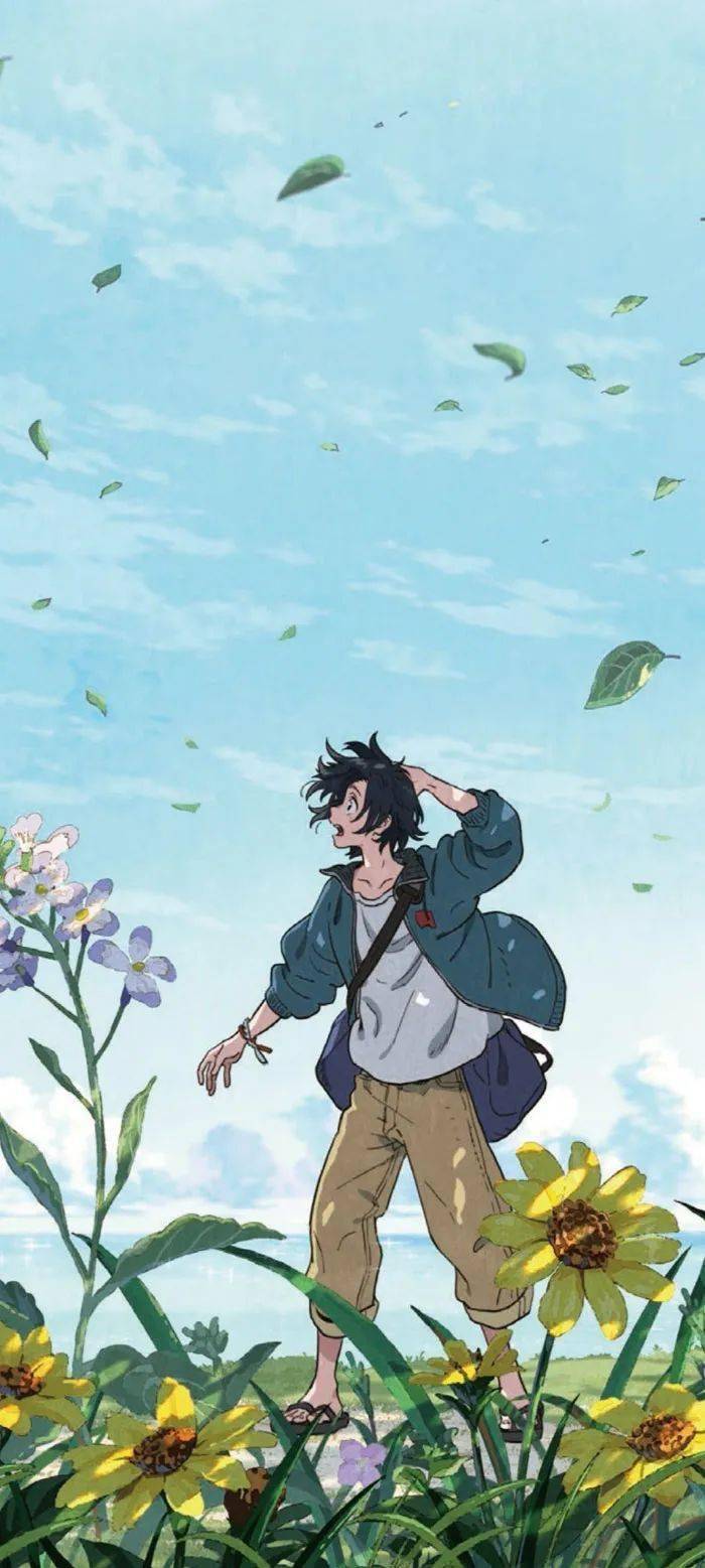 《海边的异邦人》手机壁纸 :你是年少的欢喜_动漫_公众_头像