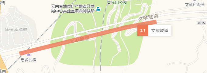 小花園-龍溪路),興盛路(小花園-雙鴛路口),人民北路(泰安橋-雞足山路)