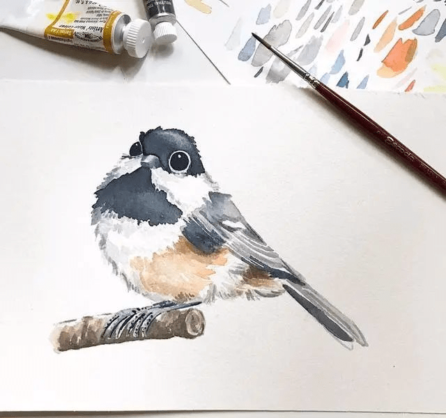 这组动物水彩太适合新手临摹了简单又好看