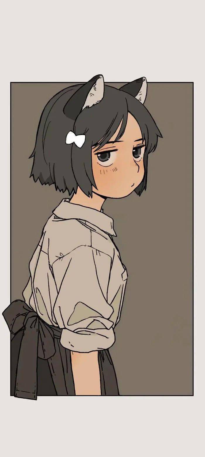 两种风格的女生你们肯定会喜欢一种 插画手机壁纸_动漫_公众_赤井