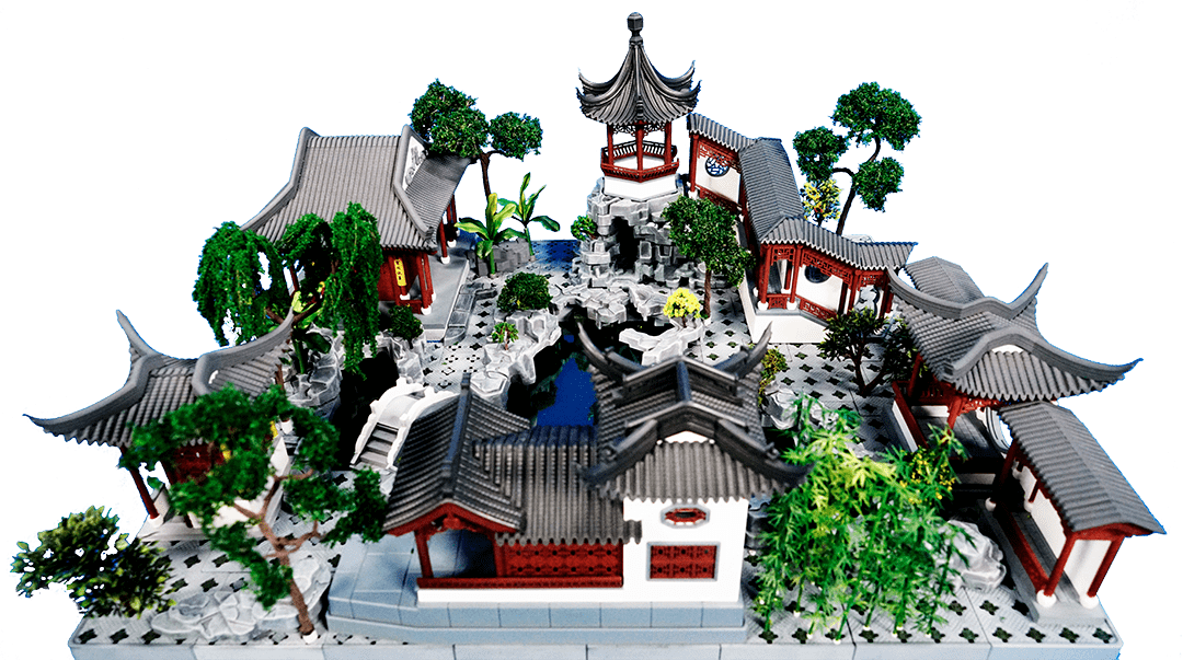 不到园林怎知春色如许苏州园林榫卯造园拼装模型来啦