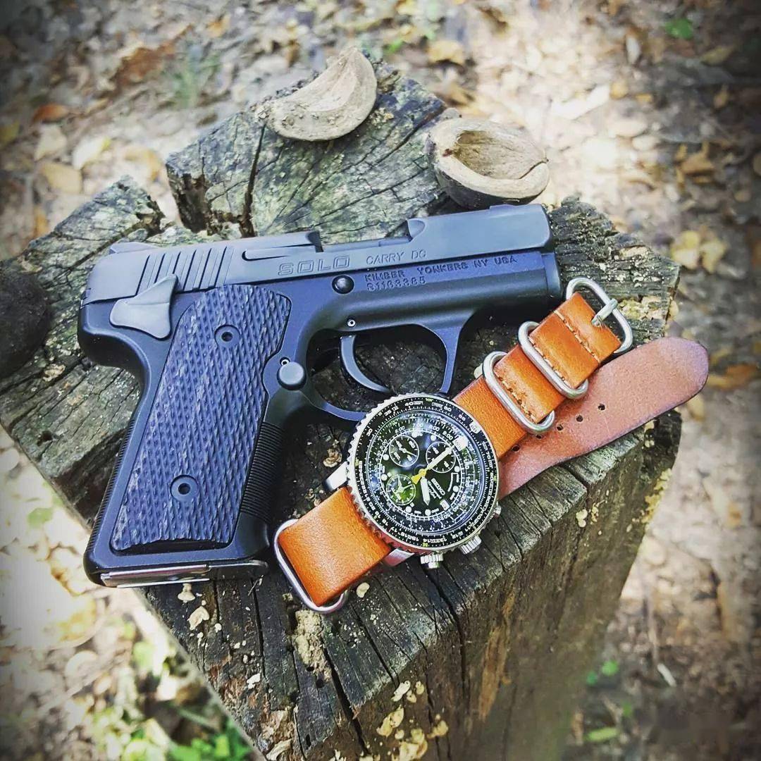 edc骚枪小而美的金伯solo便携手枪图集