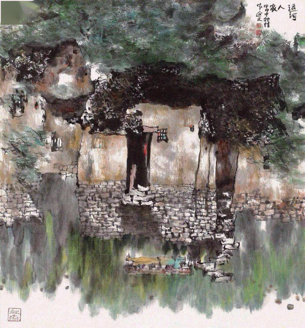 从前人手中接"中西画结合"火炬,从此蜚声画坛 画家杨延文绘画