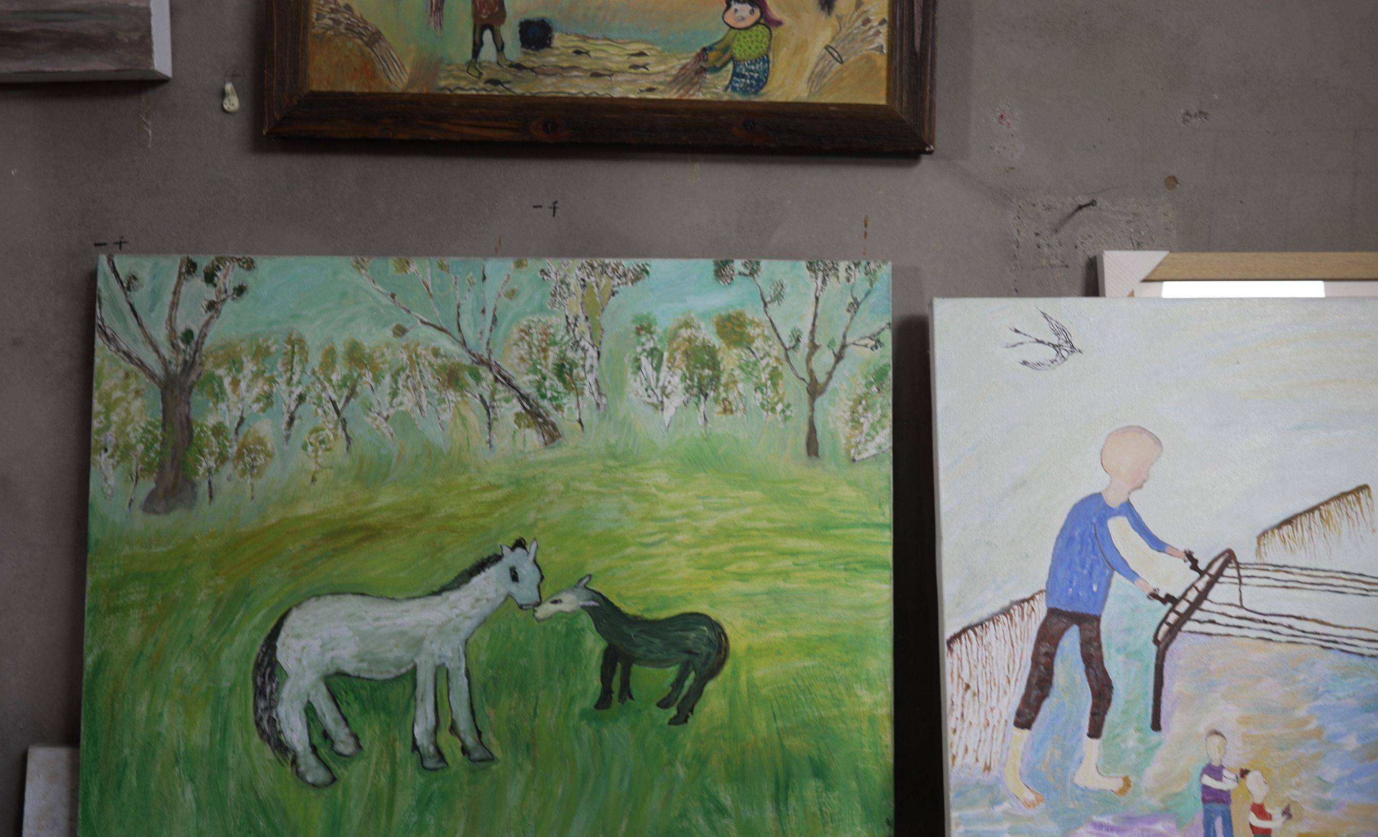 土生土长的农民画家_宝珠_刘秀芬_工作