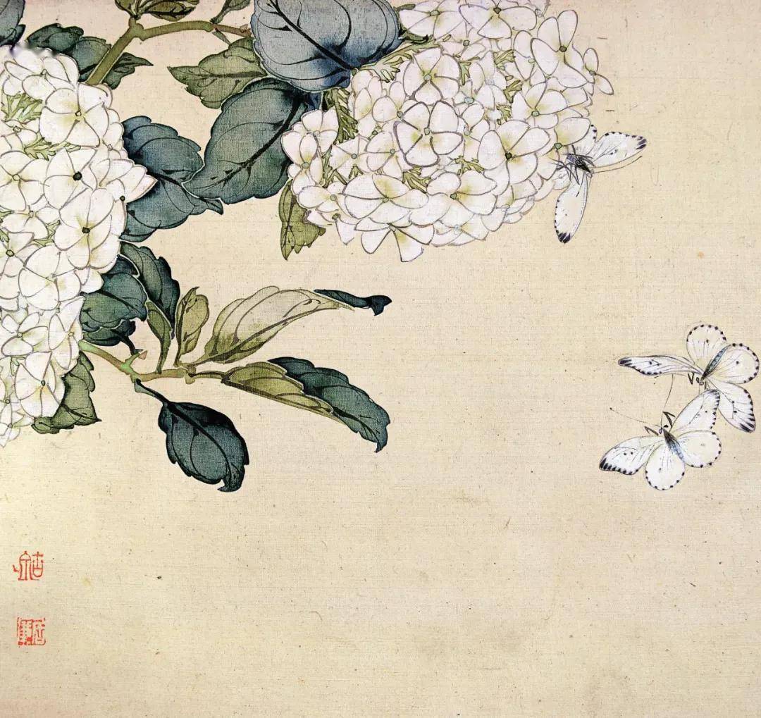 居巢写意花鸟画欣赏