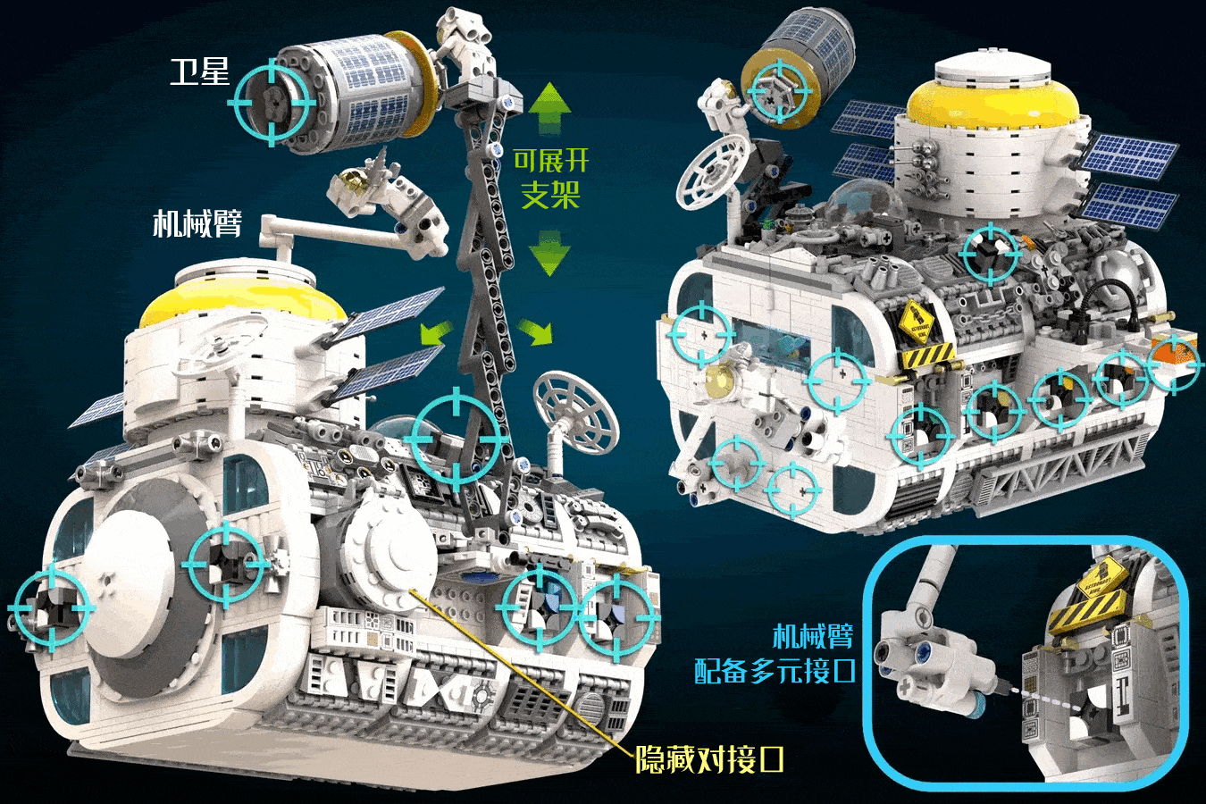 体验太空生活乐高创意项目国际空间站分享