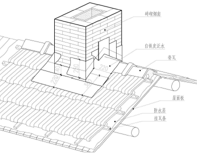 石库门建筑修缮技艺_mm_屋面_天沟