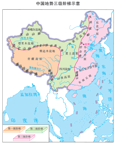 上百张中国地理要素图,板图参考基本够用._教学_事物_地图