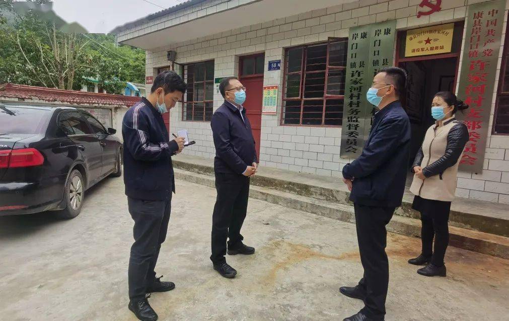 县委副书记马宇光到岸门口镇督查指导当前重点工作