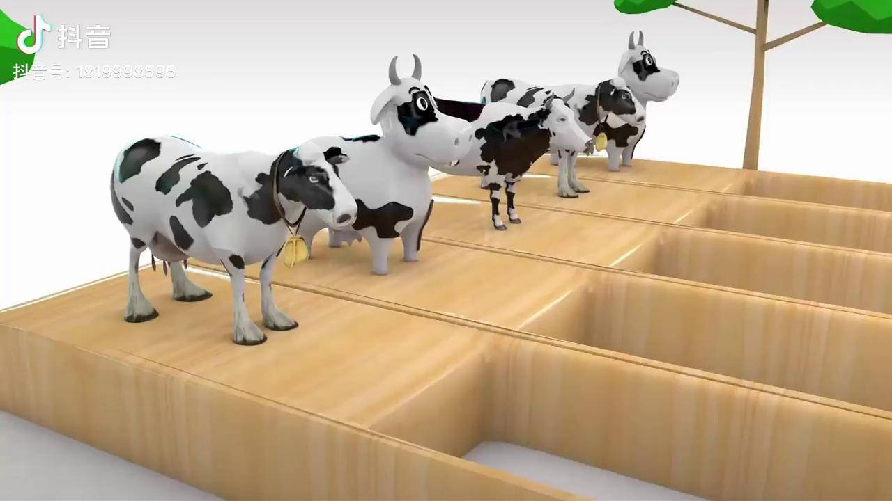 乐高动画奶牛运动会男孩玩具玩具解压