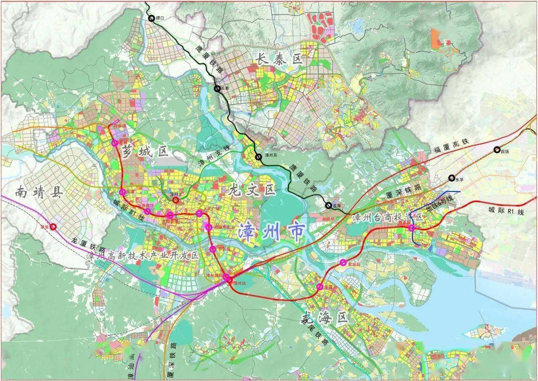 漳州r1线地铁线路图图片