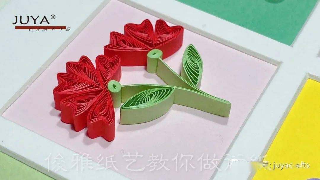 教你做衍纸329母亲节九宫格衍纸画