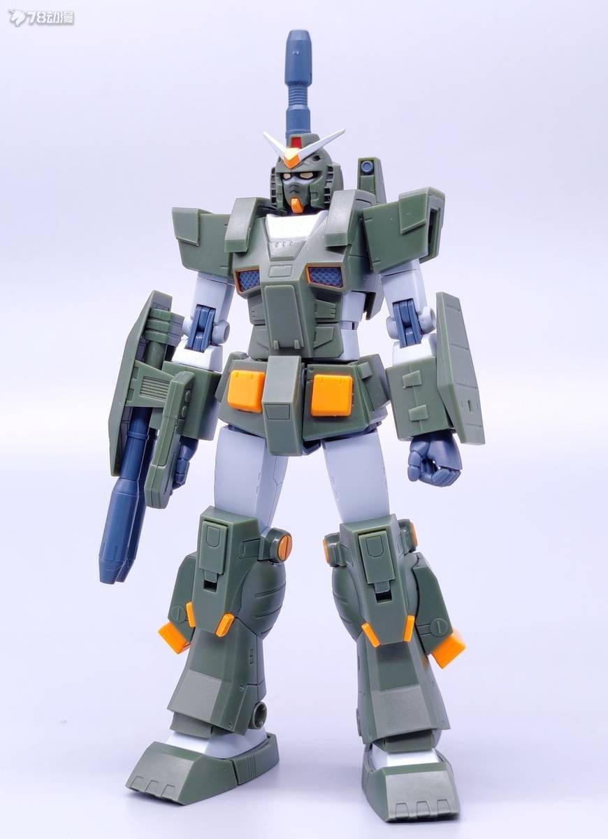 模玩机设：一骑当千的联邦绿铠魔神R魂FA-78-1全装甲高达BY CC_新