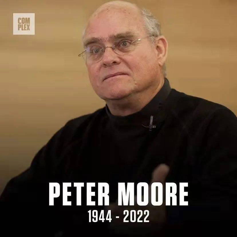 昨夜收到了传奇设计师peter moore去世的消息,享年78岁.