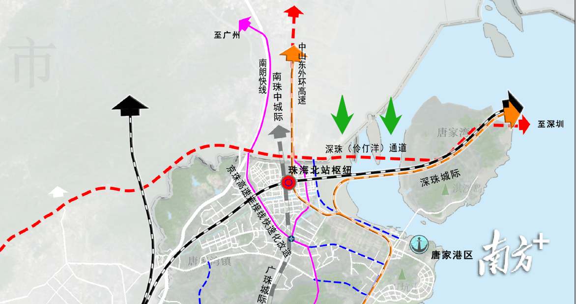 預估投資408億元深珠通道珠海側走向披露