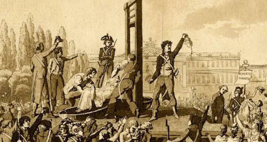 1789年法国大革命开始,1793年1月21日,38岁的路易十六上了断头台