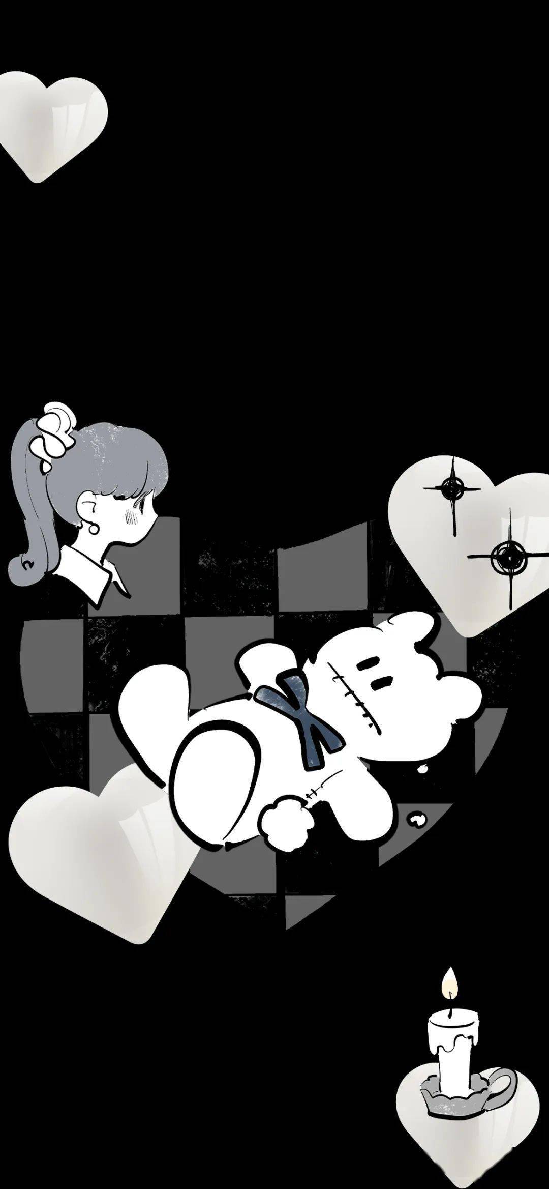 手机壁纸暗色系