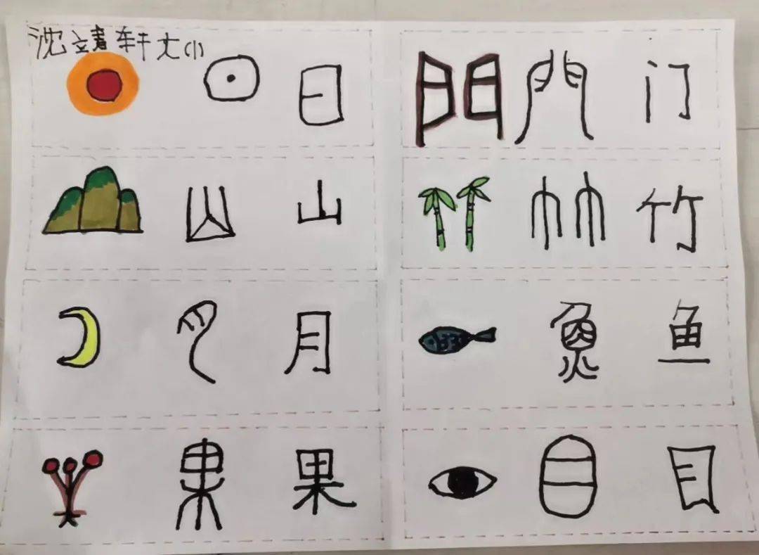 滑动查看下一张图片>>04象形文字绘本大家一起来猜一猜我画的是什么