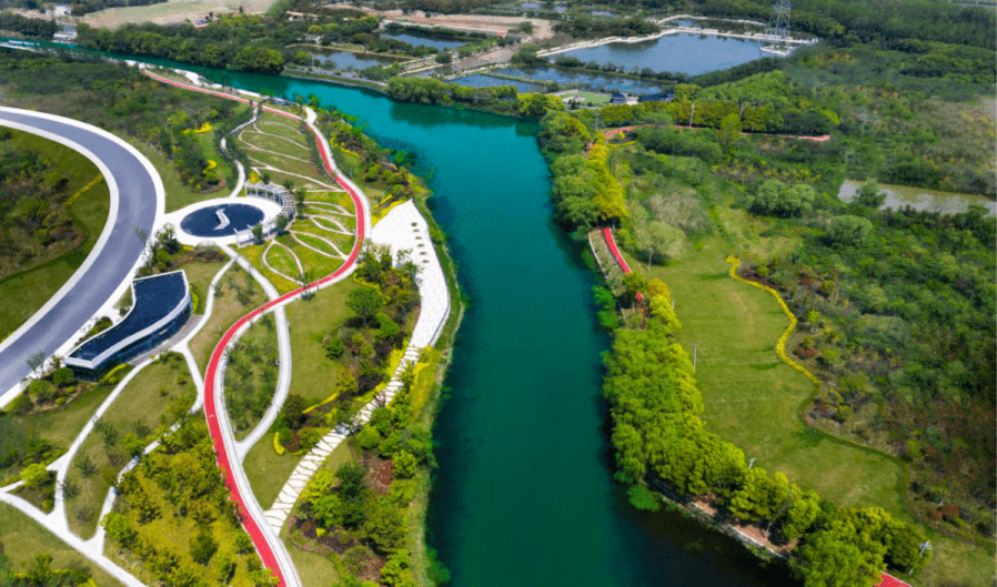 余杭塘河绿道涉及河道总长度约8.