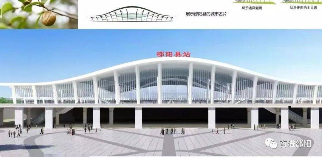邵阳将新建一座高铁站,效果图来了,高端大气上档次!