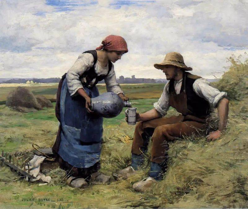 那些世界名画里的劳动者