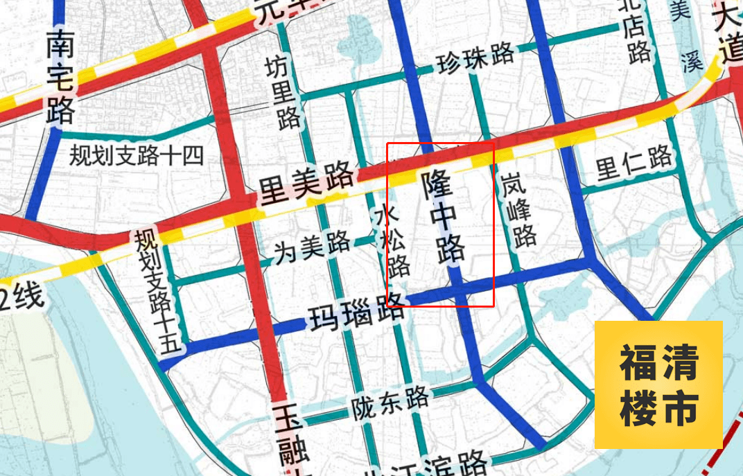 北厝路(元华路-北江滨路)道路工程/项目建设规模及主要内容/项目起点