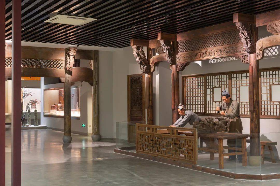 四季黄山相约春天徽州雕刻雕木刻竹的传承徽州手艺人的匠心