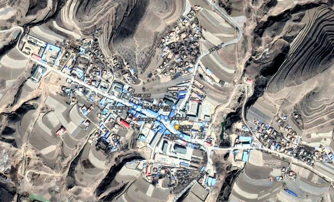 会宁28个乡镇卫星图首次曝光