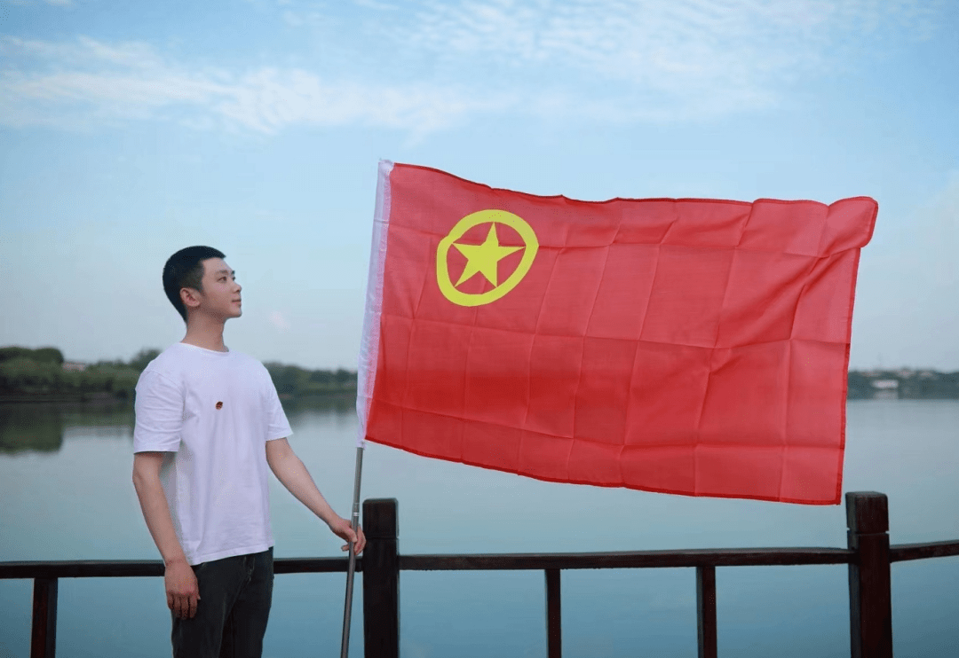 这些合影,太美了!_荆门市_团旗_青春