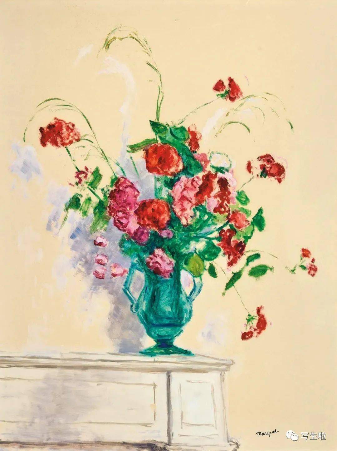 【写生啦】母亲节特辑丨送给妈妈一束花——西方艺术家笔下的花朵