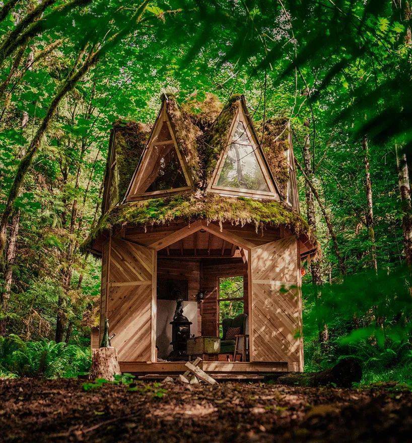 当设计师遇上超模丛林里面盖小屋结果美到令人窒息