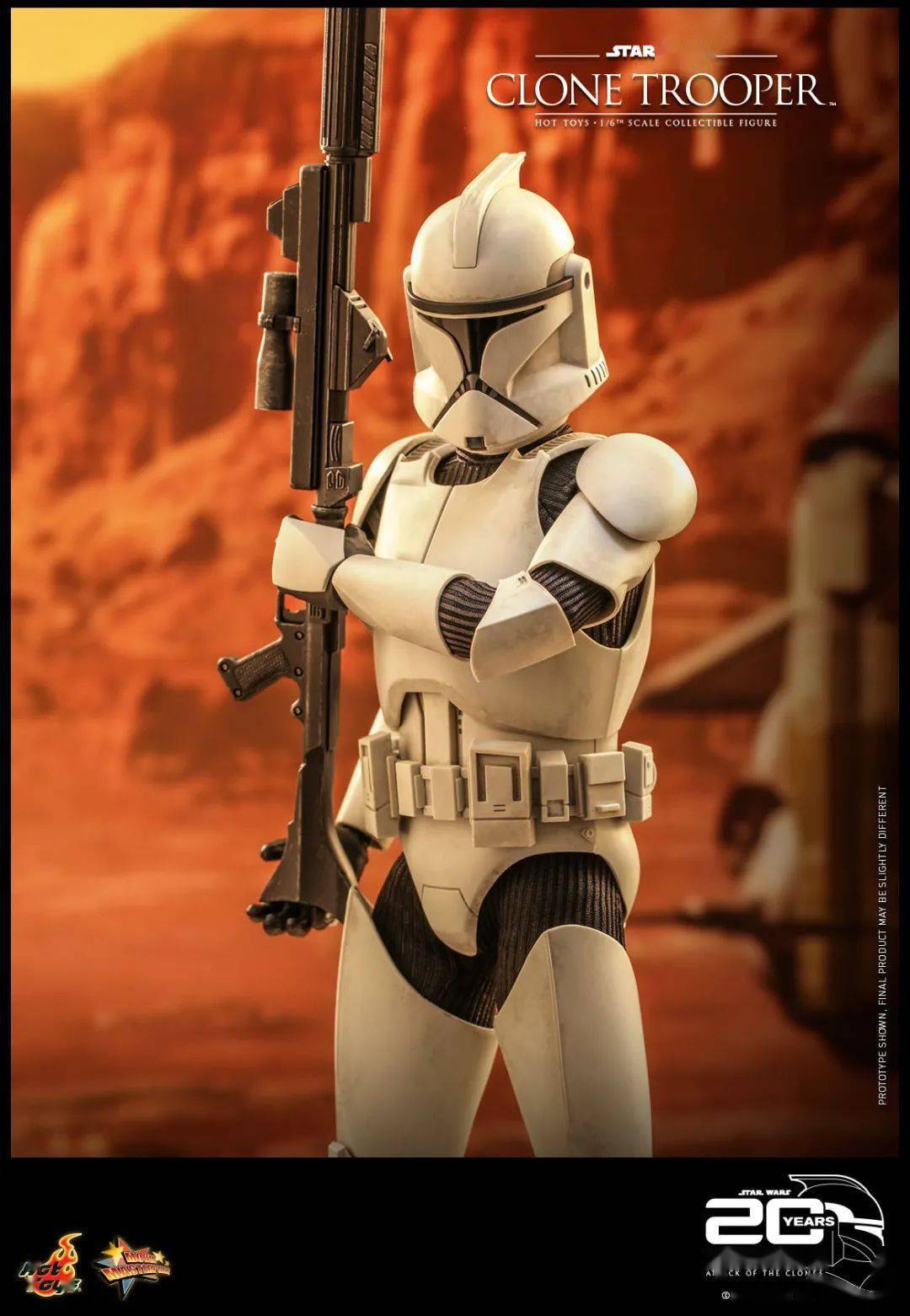 hottoys ht 1/6 mms647星战前传二 克隆人的进攻 克隆人士兵_定金