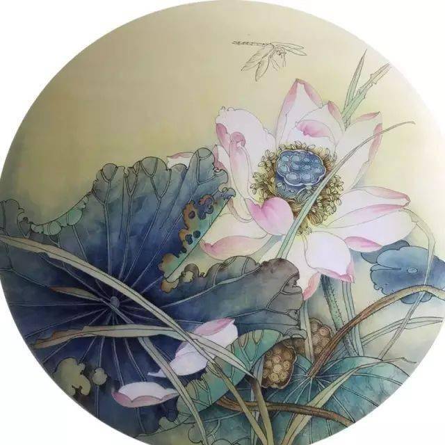 李潇工笔画作品工笔荷花图文解析你值得拥有