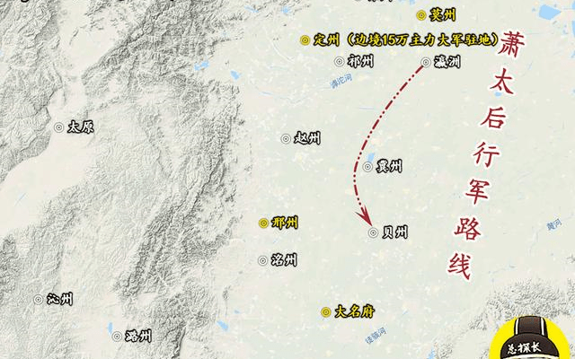 原创地图上的战争辽国20万大军南下威逼宋朝双方签订澶渊之盟